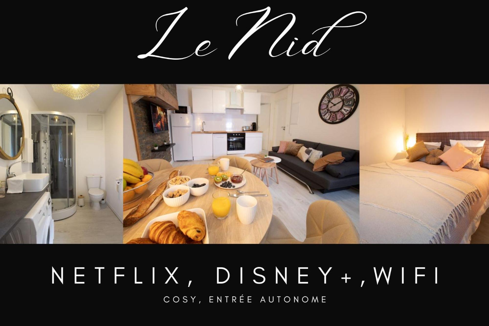 Le Nid 3 Etoiles Wifi, Netflix, Disney, Coeur De Bastide Villefranche-de-Rouergue Exterior photo